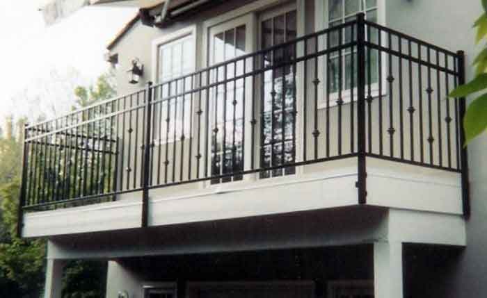 metal indian balcony railing design