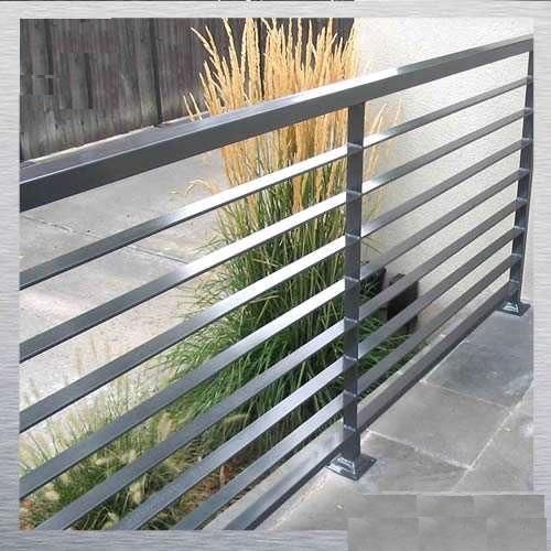 plain ss steel railing design for home front