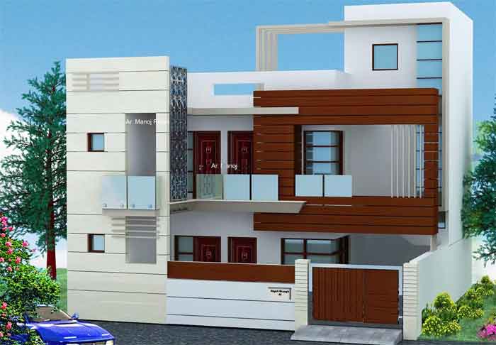 Small house facade design