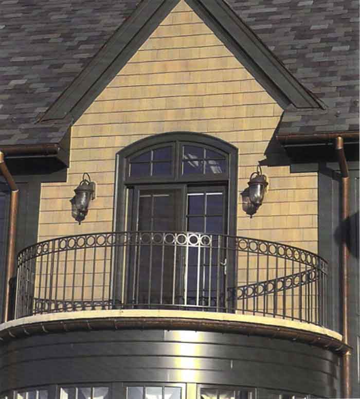 Circle balcony railing design