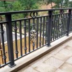 wrought-iron-modern-balcony-railing