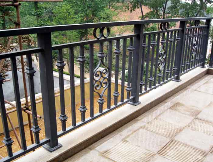 wrought iron balcony railing design modern