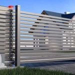 automatic-grey-sliding-gate-design