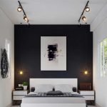 BLACK-AND-WHITE-Bedroom-Wal
