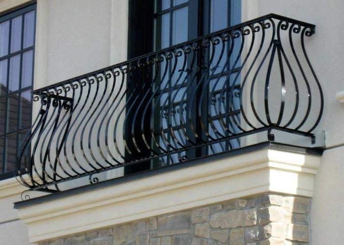 Balcony Railing with Iron Railing