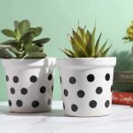 Polka-dot-pattern-pot