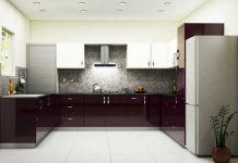U shaped modular kitchen design ideas