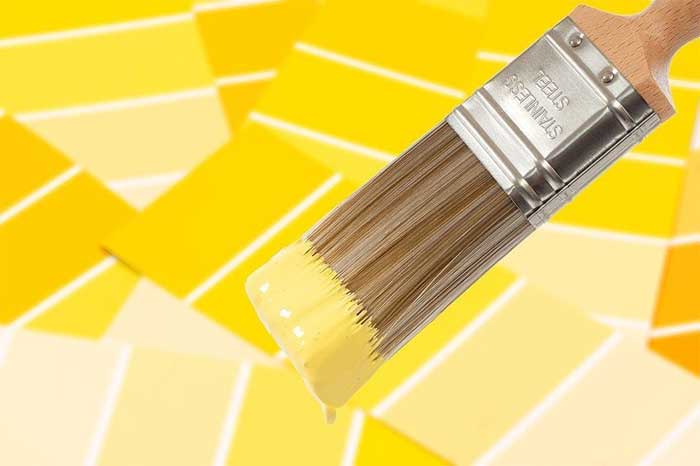 how to make yellow colour paint