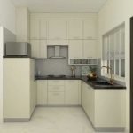 monochromatic-u-shaped-kitchen-design