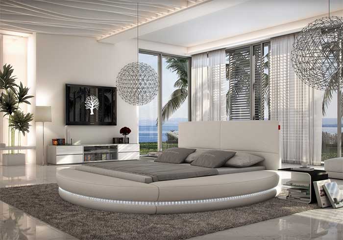 Contemporary Round Bed