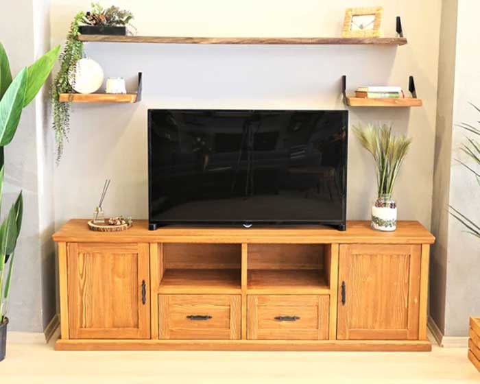 Cabinet tv stand design for hall