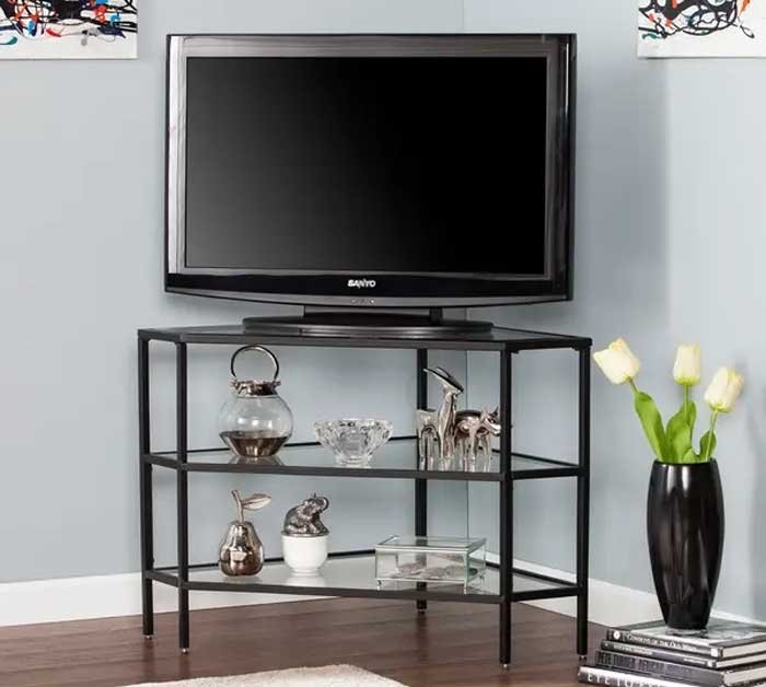 Glass tv stand designs