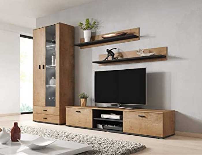 led tv wooden stand for living room