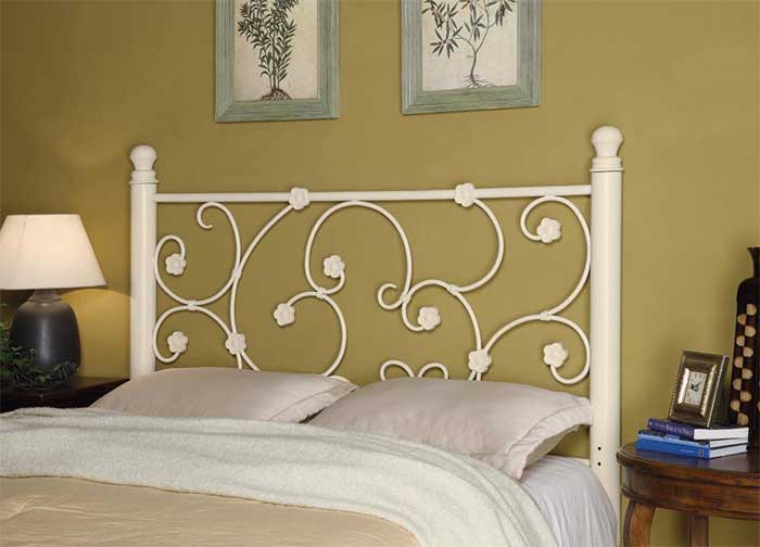 queen size floral metal bed designs