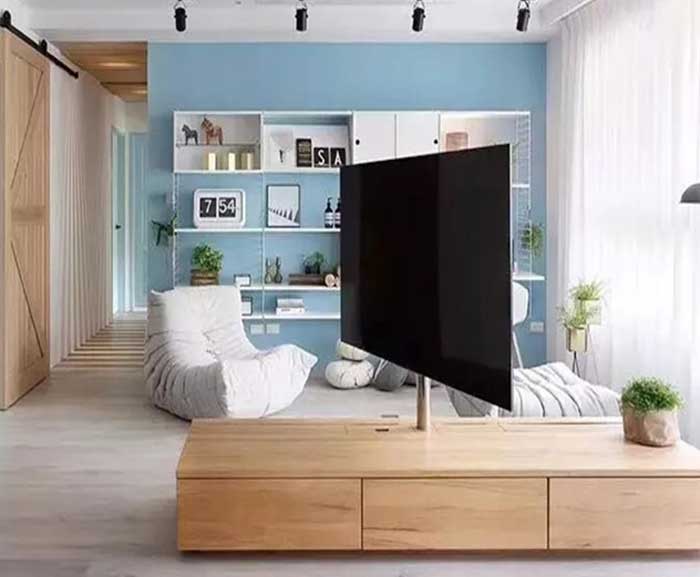 swivel tv stand design for hall