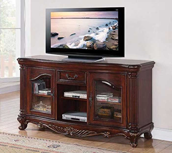 traditional tv stand design for hall