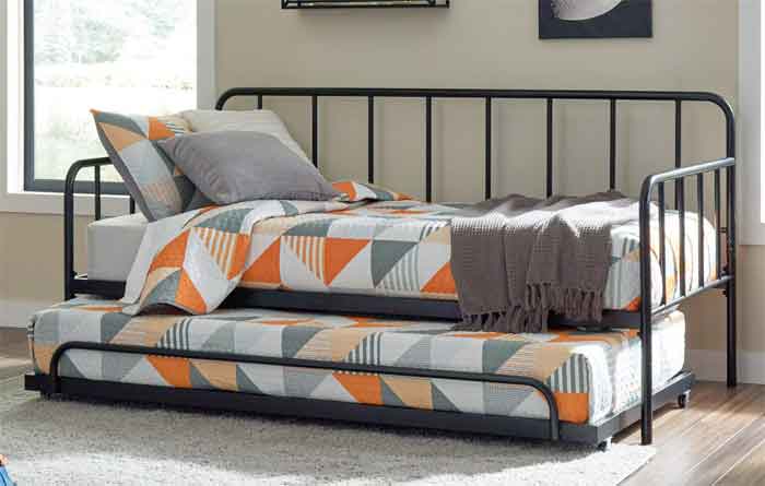 twin size metal bed design