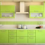 Green-color-for-kitchen