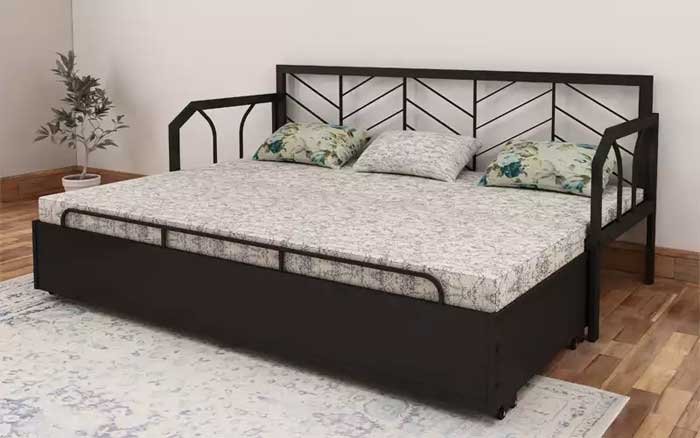 Metal Single Size Sofa Cum Bed