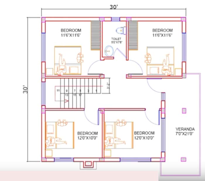 The First 30 x 30 House Plan