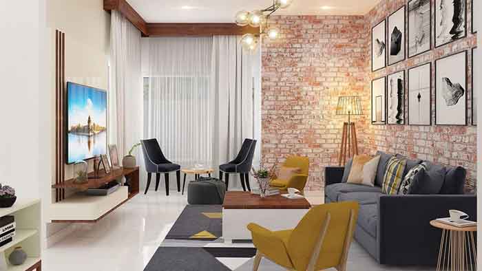 brick wall design for home