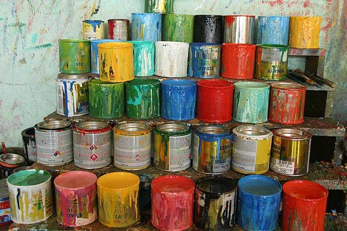 Different types of paint color