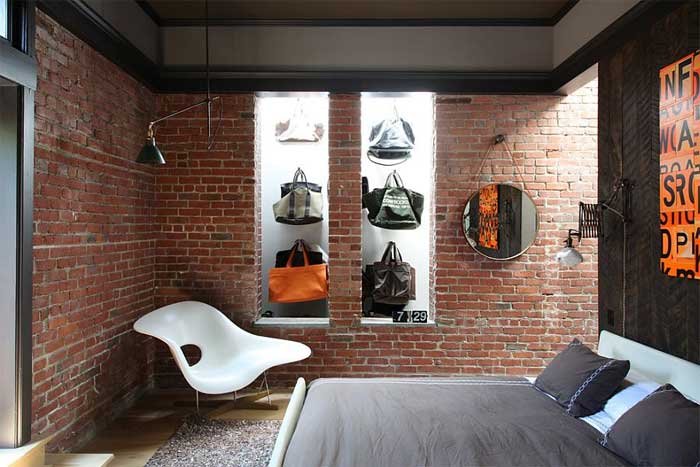 exposed brick wall design