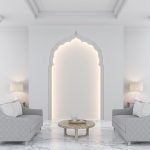 mediterranean-Indian-style-hall-arch-design