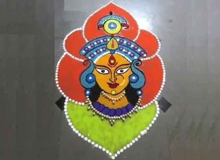 vijayadashami rangoli design