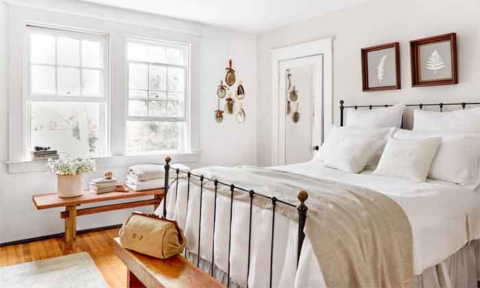 white master bedroom color