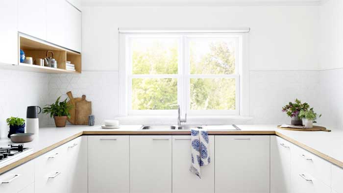 white kitchen colour vastu