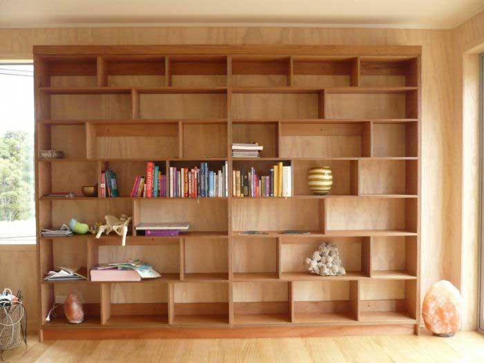 Plywood shelf