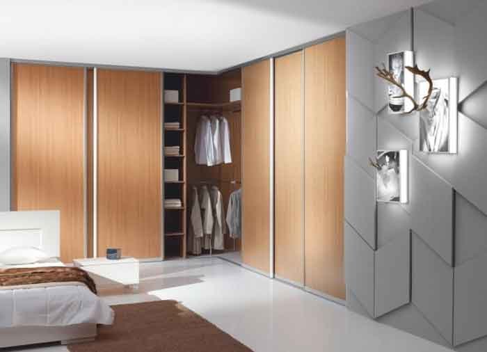 corner sliding door wardrobe design