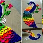 easy-peacock-rangoli-making