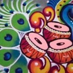 peacock-drum-rangoli-design