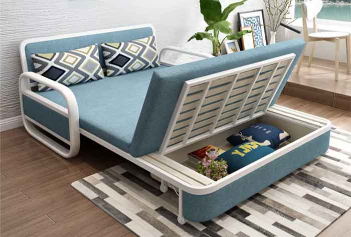 convertible sofa cum bed design in steel