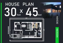 30 feet by 45 feet house plan