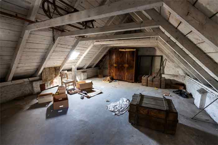 Using your attic as the storage room