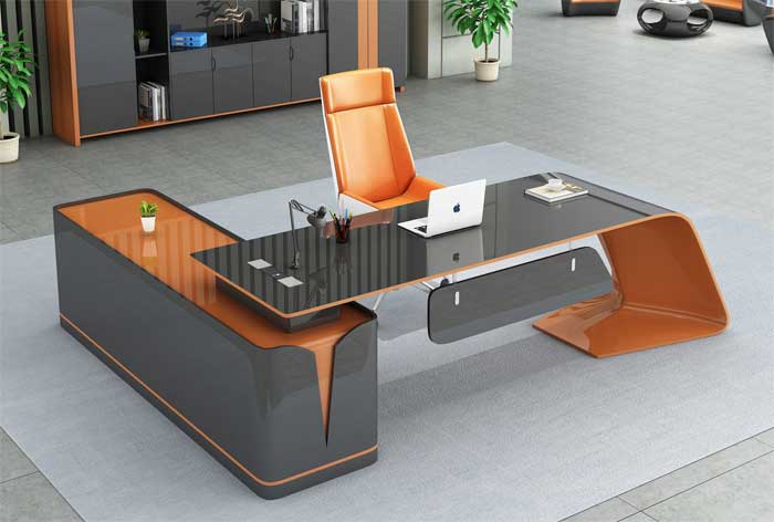 luxury boss office table design