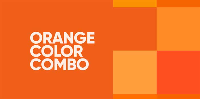 best orange color combo