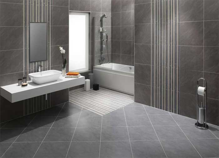 Natural Stones Bathroom Flooring Design