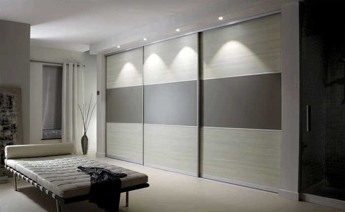 grey brown wardrobe color design