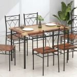 steel-wood-dining-table-design
