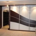 white-dark-brown-glossy-wardrobe-design-color