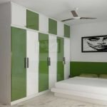white-green-wardrobe-color-combination-design