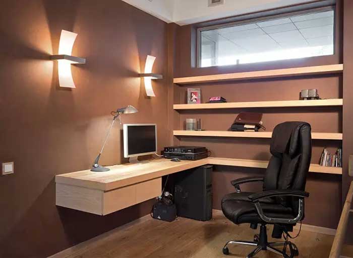 wooden office interior design