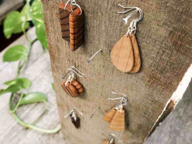 Wooden Ear Ring