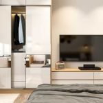 majestic-1bhk-bedroom-tv-cabinet-design