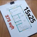 15 feet by 25 feet house plan map design