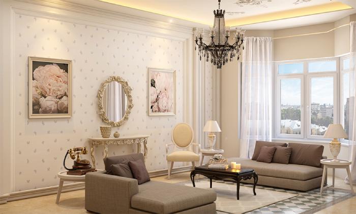 The Neoclassical Interior Design In Terms Of Rich Colour